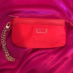 Olivia + joy wristlet wallet. Super heavy chain 9”x5 ” vegan leather /ny…